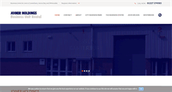 Desktop Screenshot of joinerholdings.co.uk